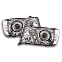 Phare avant Mercedes Classe E type W124 85-93 chrome