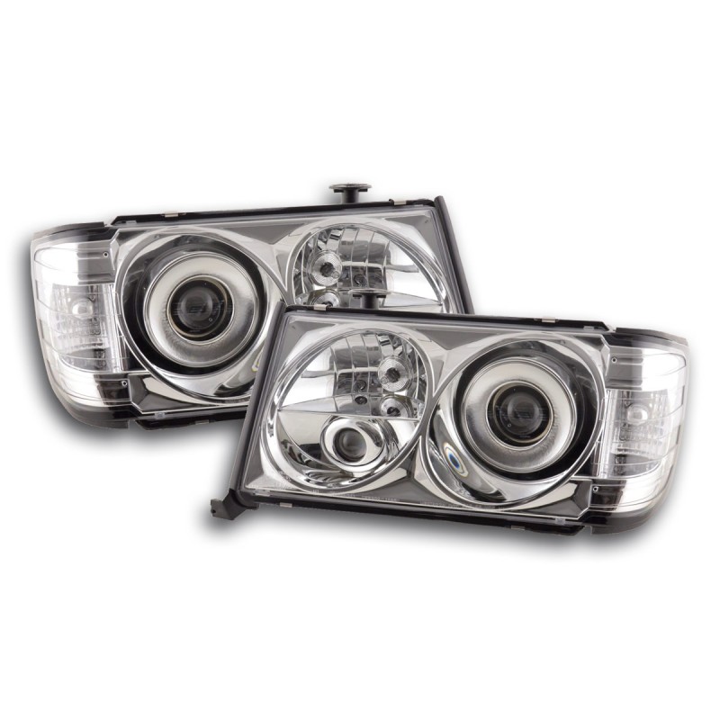 Phare avant Mercedes Classe E type W124 85-93 chrome
