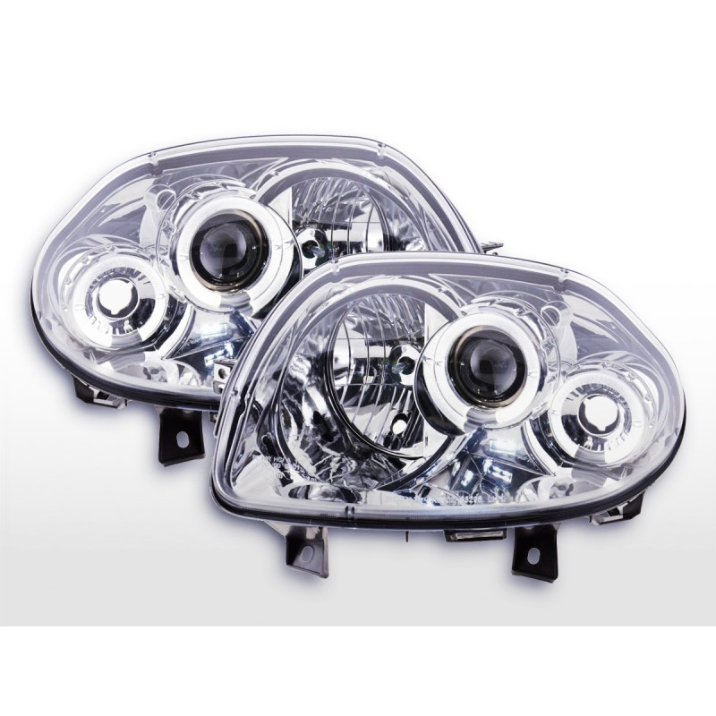 Phare avant Renault Clio type B 98-01 chrome