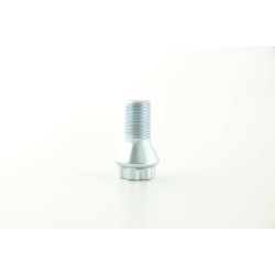 Jeu de boulons de roue (8 pièces) Longueur d'arbre 21 mm collier conique argent M12x1,5