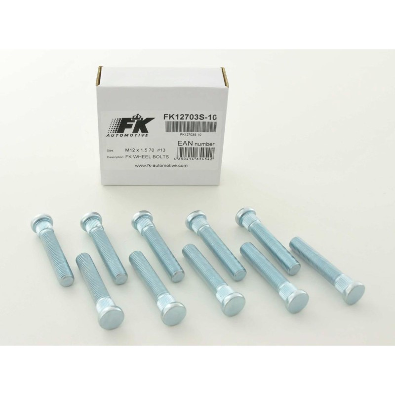 Jeu de goujons pour véhicules Ford (10 pièces), longueur 40 mm