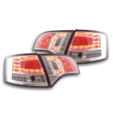 Kit feux arrières LED Audi A4 Avant type 8E 04-08 chrome