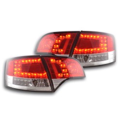 Kit feux arrières à LED Audi A4 Avant type 8E 04-08 rouge / clair