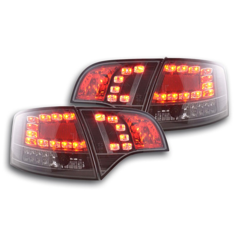 Kit feux arrières à LED Audi A4 Avant type 8E 04-08 noir