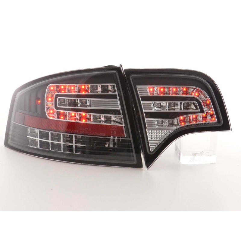 Kit feux arrières LED Audi A4 berline type 8E 04-07 noir