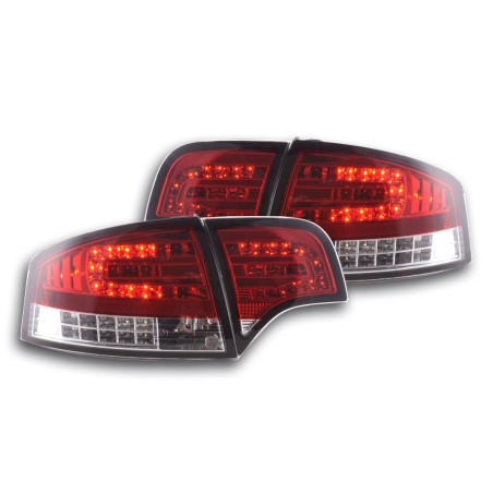 Kit feux arrières à LED Audi A4 berline type 8E 04-07 rouge / clair