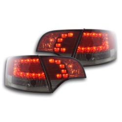 Kit feux arrières à LED Audi A4 Avant type 8E 04-08 rouge / noir