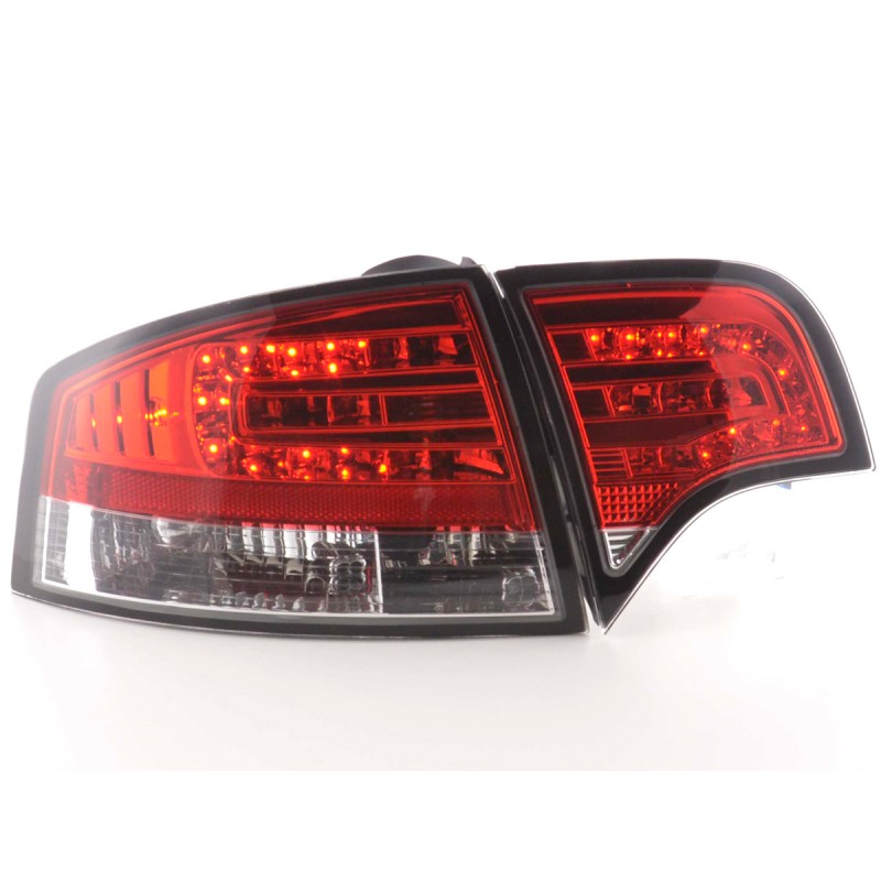Kit feux arrières à LED Audi A4 berline type 8E 04-07 rouge / clair