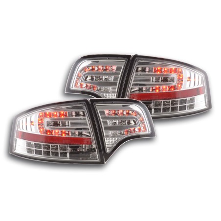 Kit feux arrières LED Audi A4 berline type 8E 04-07 chrome