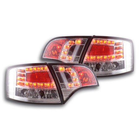 Kit feux arrières LED Audi A4 Avant type 8E 04-08 chrome