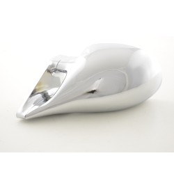 Rétroviseurs extérieurs sport rétroviseurs N-Look réglables manuellement chromés conduite à droite