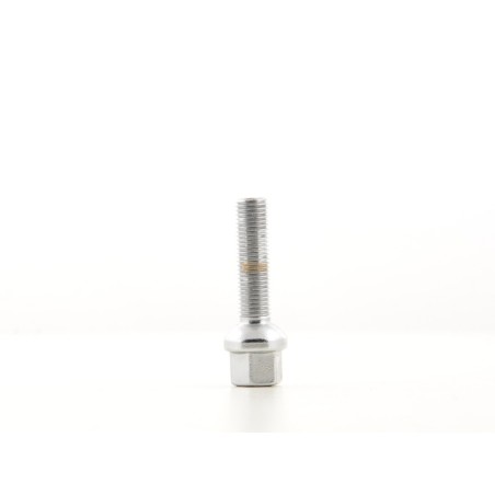 Jeu de boulons de roue (10 pièces) Longueur d'arbre 35 mm collier sphérique chromé M12x1,5 Jeu de boulons de roue (10 pièces) Longueur d'arbre 35 mm collier sphérique chromé M12x1,5