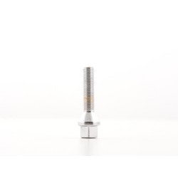 Jeu de boulons de roue (8 pièces), longueur d'arbre 43 mm, collier conique, chrome M12x1,5