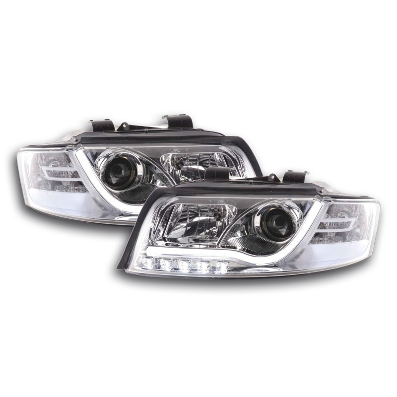Phare Daylight LED Feux Diurnes Audi A4 Type 8E 01-04 Chrome