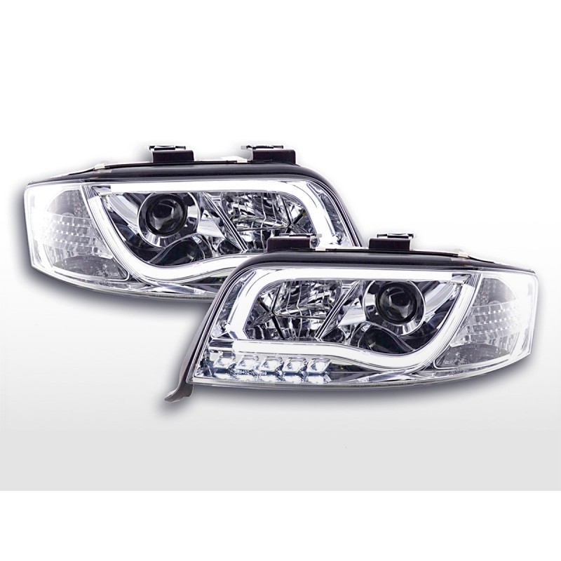 Phare Daylight LED feux de jour Audi A6 type 4B 01-04 chrome