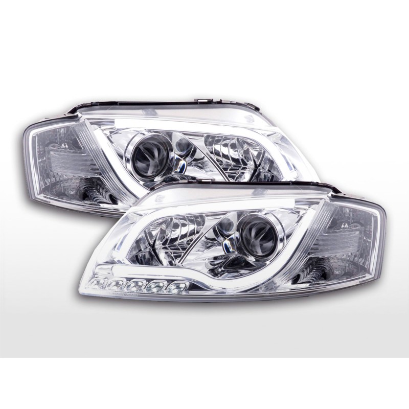 Phare Daylight LED feux de jour Audi A3 type 8P / 8PA 03-08 chrome