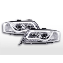 Phare Daylight à LED DRL look Audi A6 type 4B 01-04 chromé pour conduite à droite