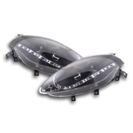 Phare Daylight LED DRL look Fiat Bravo type 198 07- noir Phare Daylight LED DRL look Fiat Bravo type 198 07- noir