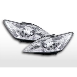 Phares avant Ford Focus 2 type C307 08-10 chrome