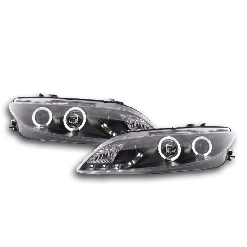 Phare Daylight LED DRL look Mazda 6 Limo 02-07 noir