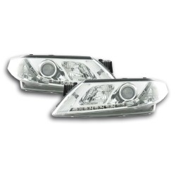 Phare Daylight LED DRL look Renault Laguna (type G) 01-05 chrome