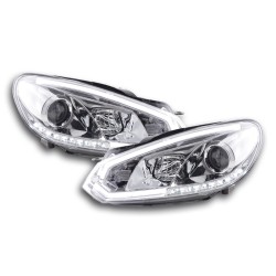 Phares Daylight LED feux de jour VW Golf 6 08-12 chrome