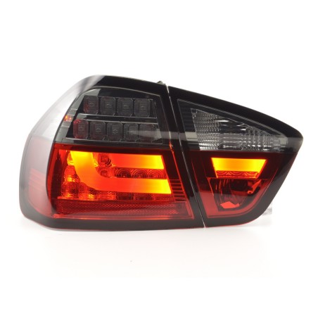 Kit feux arrière LED BMW Série 3 E90 Limo 05-08 rouge / noir