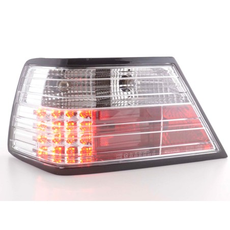 Kit feux arrières LED Mercedes Classe E type W124 Limo 85-96 chrome Kit feux arrières LED Mercedes Classe E type W124 Limo 85-96 chrome