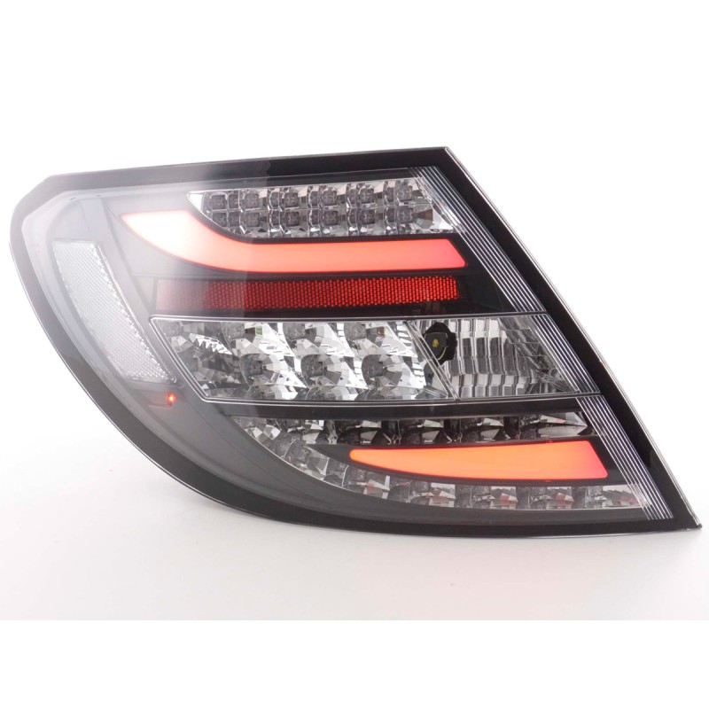 Kit feux arrière LED Mercedes Classe C type W204 07-11 noir
