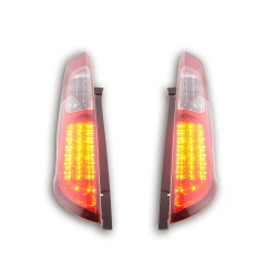 Kit feux arrières LED Ford Focus 2 5 portes 04-08 rouge / clair