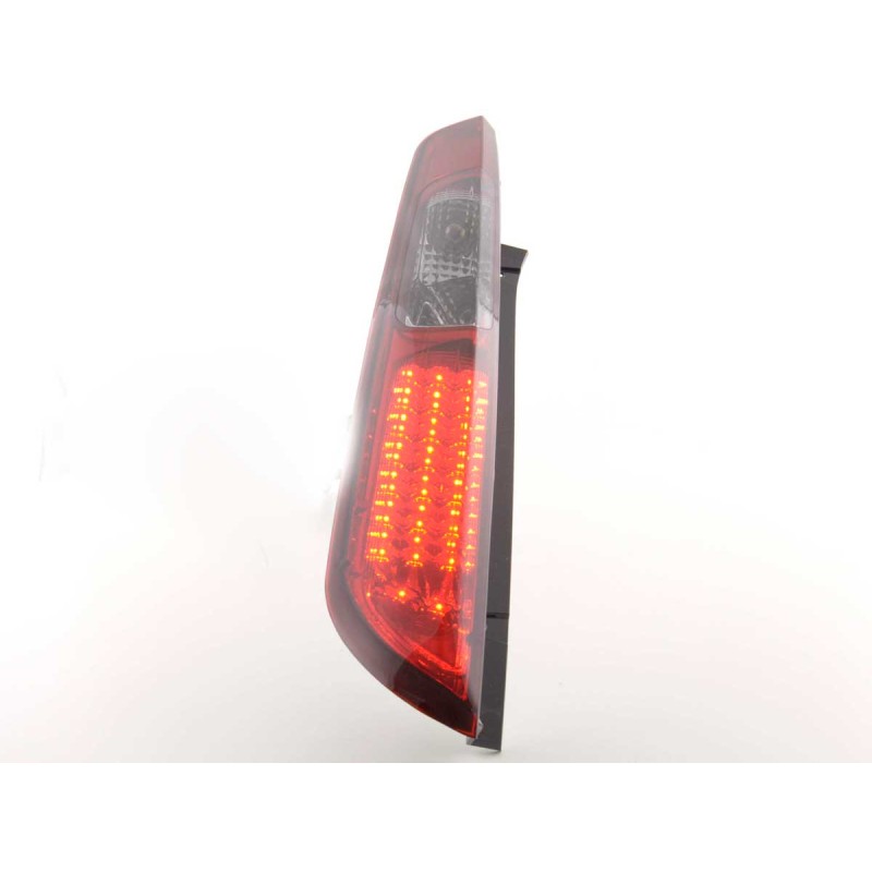 Kit feux arrières LED Ford Focus 2 5 portes 08-10 rouge / noir