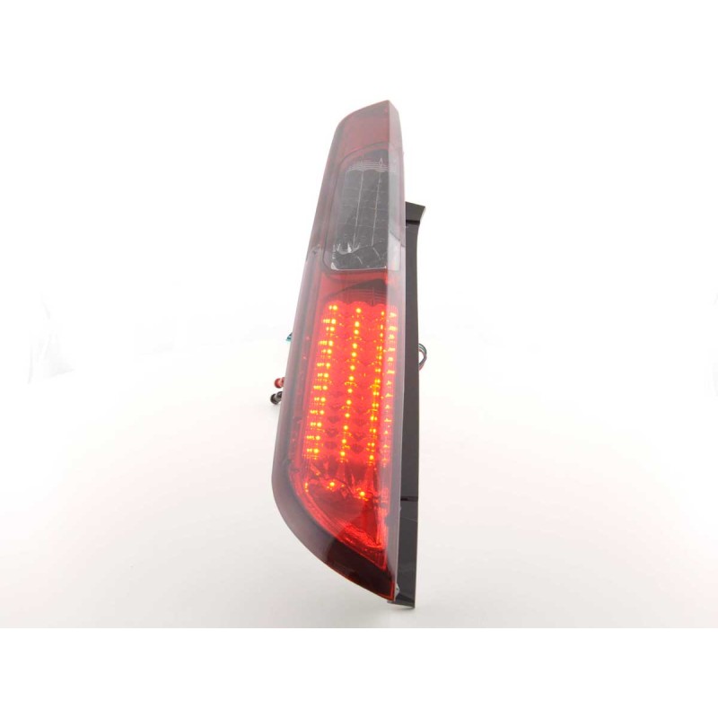 Kit feux arrières LED Ford Focus 2 5 portes 08-10 rouge / noir