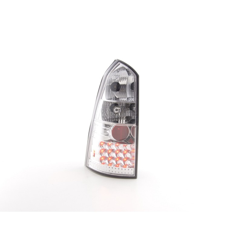 Set feux arrières LED Ford Focus Tournament DNW 98-04 chrome pour conduite à droite