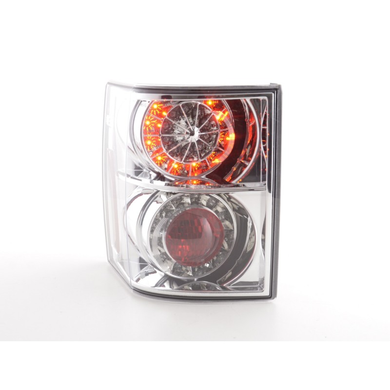 Feux arrière à LED Land Rover Range Rover 02-05 chrome avec clignotants à LED