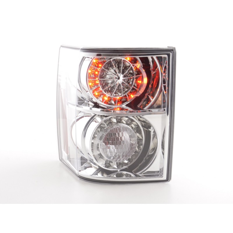 Feux arrière à LED Land Rover Range Rover 02-05 chrome avec clignotants à LED