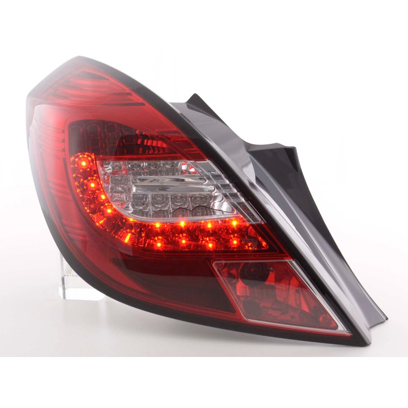 Feux arrières LED Set Opel Corsa D 3 portes 06-10 rouge / clair