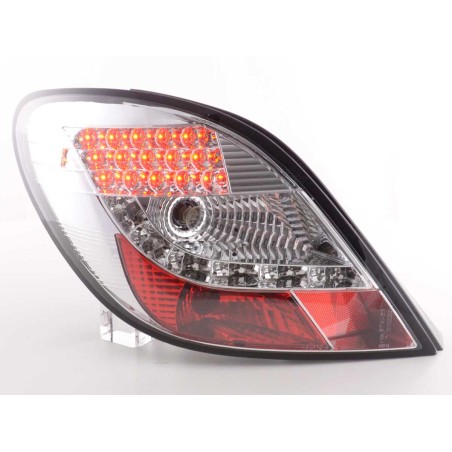Kit feux arrières LED Peugeot 207 06-09 chrome Kit feux arrières LED Peugeot 207 06-09 chrome