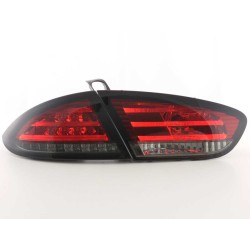 Kit feux arrières LED Seat Leon type 1P 09-12 rouge / noir