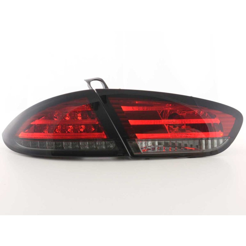 Kit feux arrières LED Seat Leon type 1P 09-12 rouge / noir