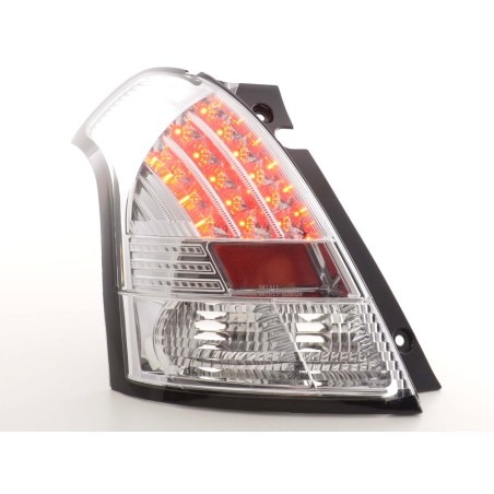 Kit feux arrières LED Suzuki Swift 04-10 chrome Kit feux arrières LED Suzuki Swift 04-10 chrome