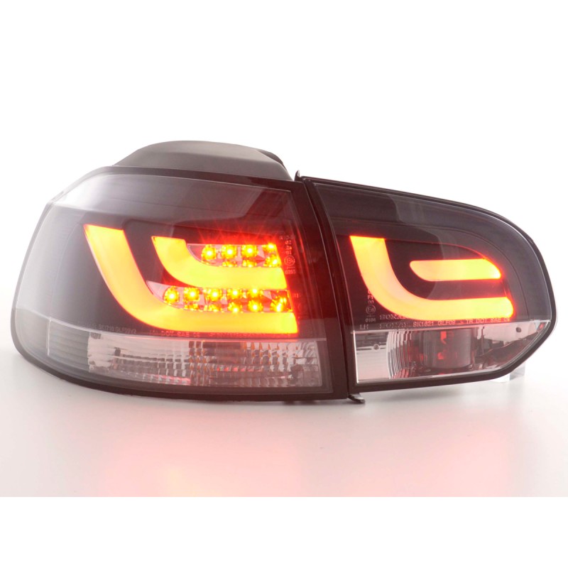 Kit feux arrières LED VW Golf 6 type 1K 2008-2012 noir