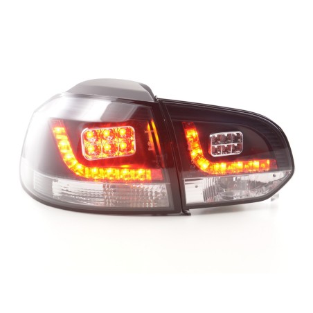 Kit feux arrières LED VW Golf 6 type 1K 2008-2012 noir pour conduite à droite