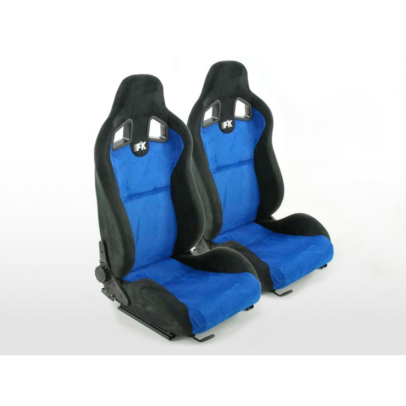 Sièges sport FK Sièges demi-coque automatiques Set Columbus au look sport automobile