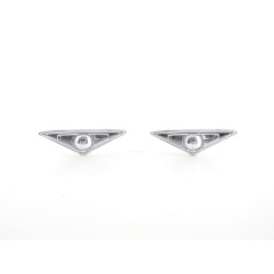 Jeu de clignotants latéraux Ford Focus 1 3/4/5 portes. 98-03 chromé