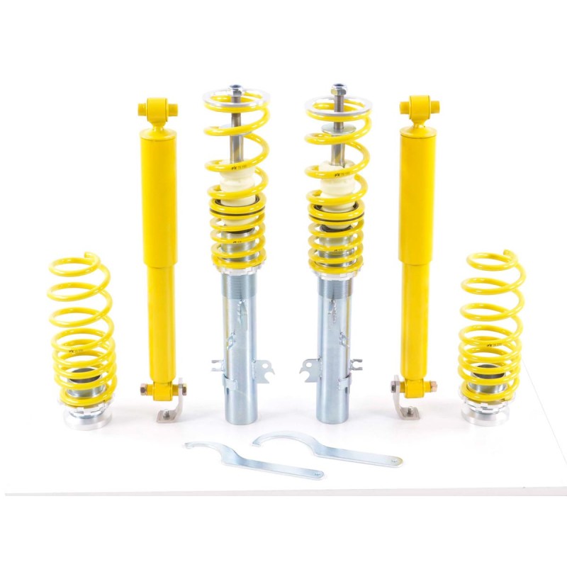 Kit combinés filetés FK suspension sport Peugeot 207 2006-2012 avec jambe de force 51mm