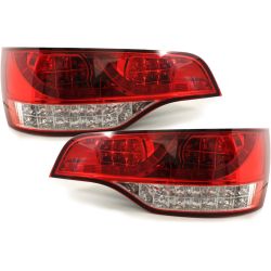 Feux LED Audi Q7 05-09rouge / cristal