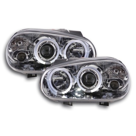 Phares pour VW Golf 4 type 1J 98-03 chrome