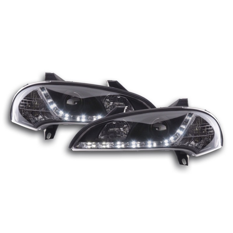Phare Daylight LED DRL look Opel Tigra 95-03 noir