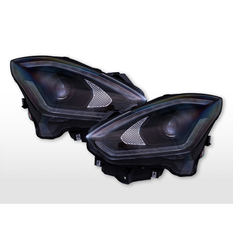 Kit phares LED Feux diurnes LED Suzuki Swift RZ/AZ année à partir de 17 conduite à droite noir