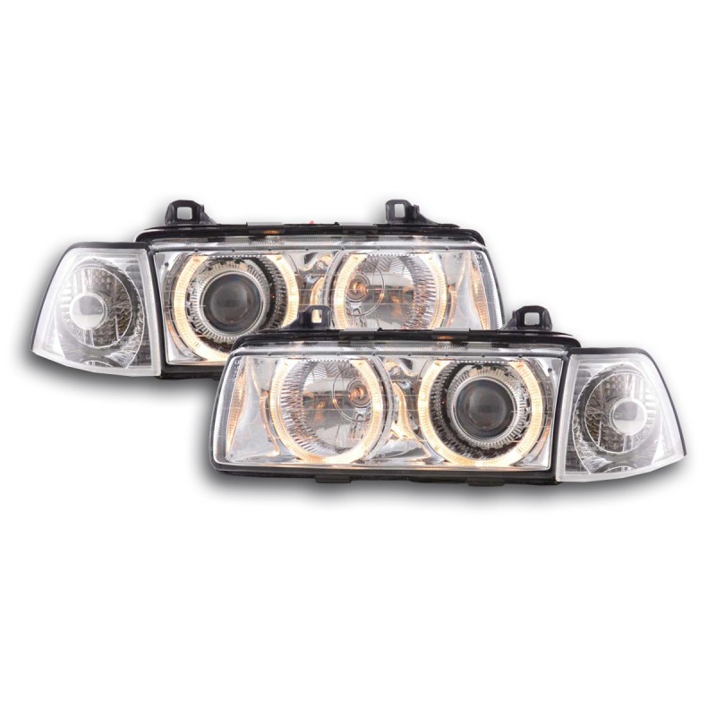 Phares angel eyes BMW 3er Limo type E36 92-98 chrome